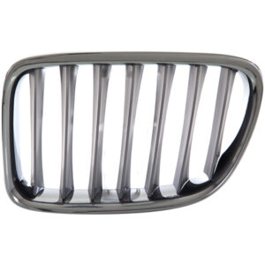 GRILLE G PC AV SUP BMW X1 E84 10/09 => CHROMEE ET ARGENT