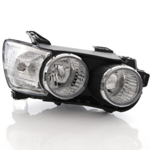 PHARE D CHEVROLET AVEO 06/11 => 5 PORTES = NOIR + CHROME