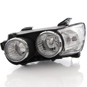 PHARE G CHEVROLET AVEO 06/11 => 5 PORTES = NOIR + CHROME