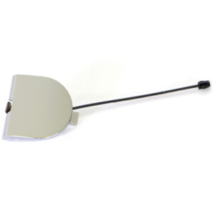 OBTURATEUR TRAPPE CROCHET FIAT 500 06/09 => LOUNGE = CHROME