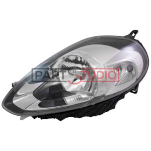PHARE G FIAT PUNTO EVO 12/09 => FOND ALU + DRL = 044211