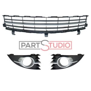 KIT GRILLES PC AV INF RENAULT SCENIC 10/08 => 7701477303