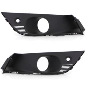 KIT GRILLES NOIRES PC AV RENAULT MEGANE 12/15 = DETECT=> 261528603R