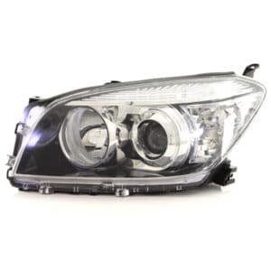 PHARE G TOYOTA RAV 4 03/06 => 12/08 + MOTEUR - FOND NOIR CLEAN POWER