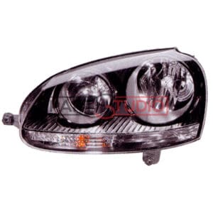 PHARE G VOLKSWAGEN GOLF GTI 09/04 => 04/09 = FOND NOIR