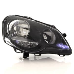 PHARE D VOLKSWAGEN POLO GTI FOND NOIR 04/05 => 09
