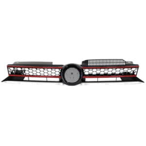 GRILLE VOLKSWAGEN GOLF 05/09 => GTI = ROUGE + CHROME