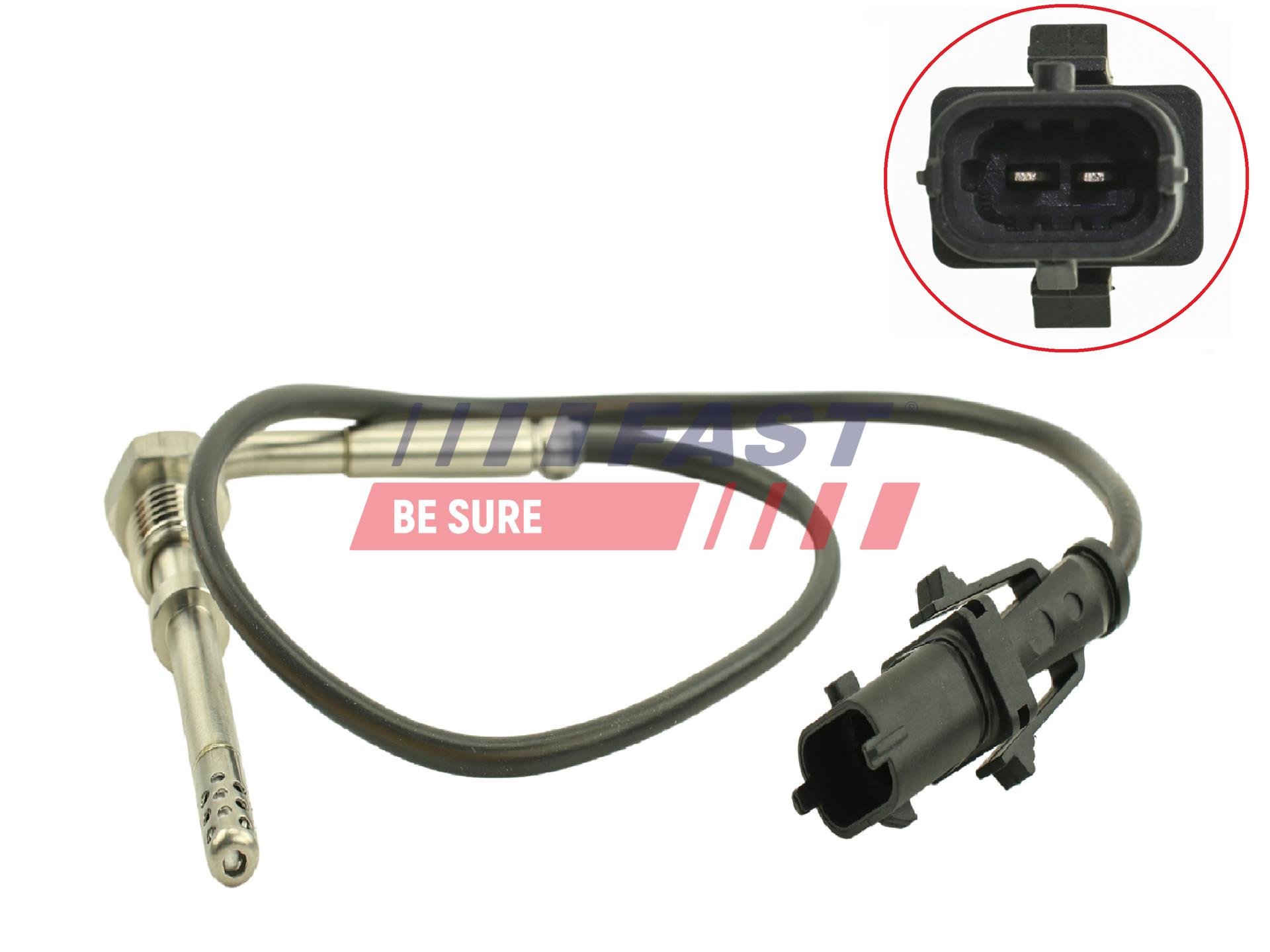 PTEUR, TEMPÉRATURE DES GAZ FIAT FIORINO 07> 1.3 JTD 10>