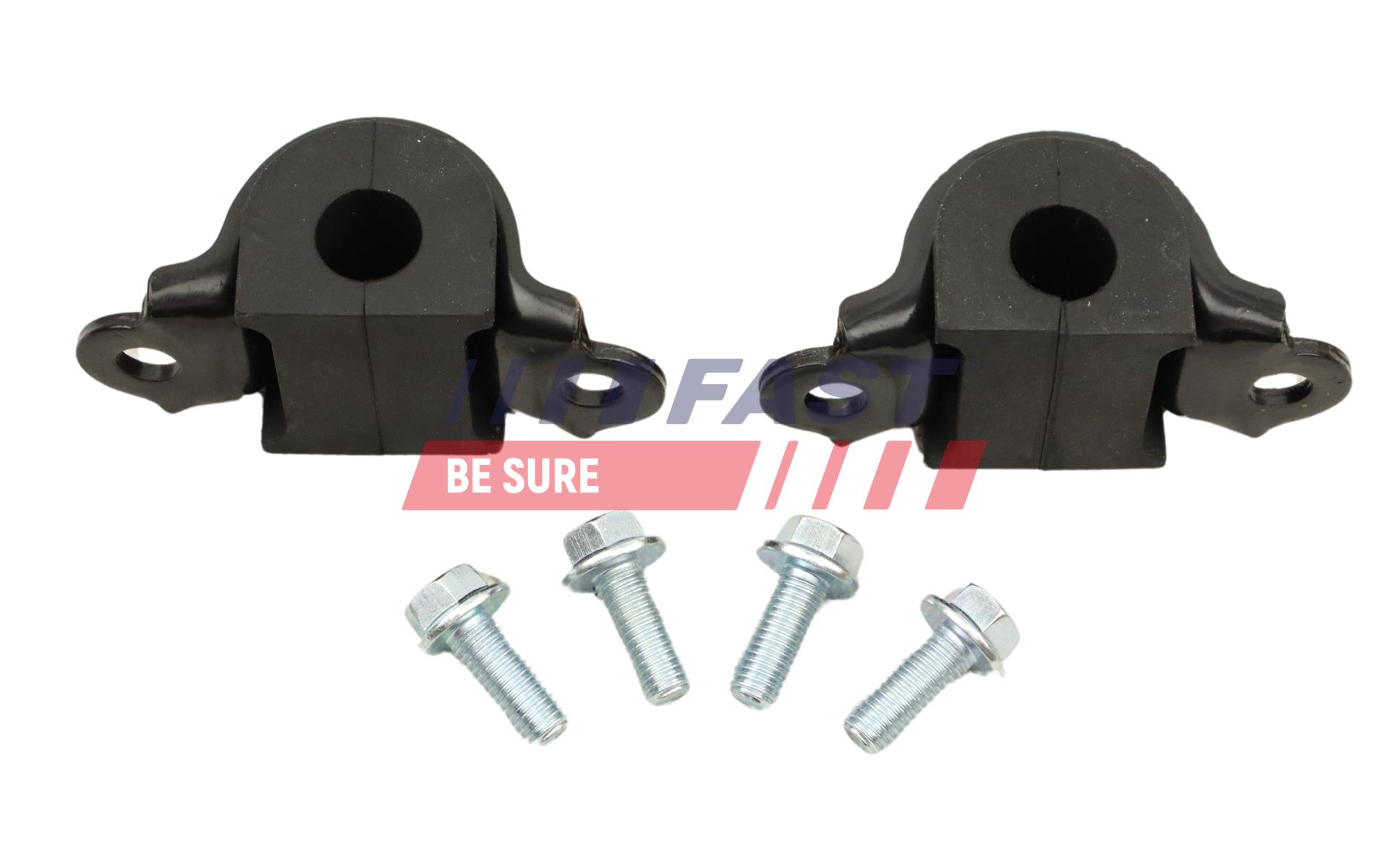 CAOUTCHOUC, STABILISATEUR VW CADDY III 03> ARRIÈRE KIT 2.0 TDI 19MM