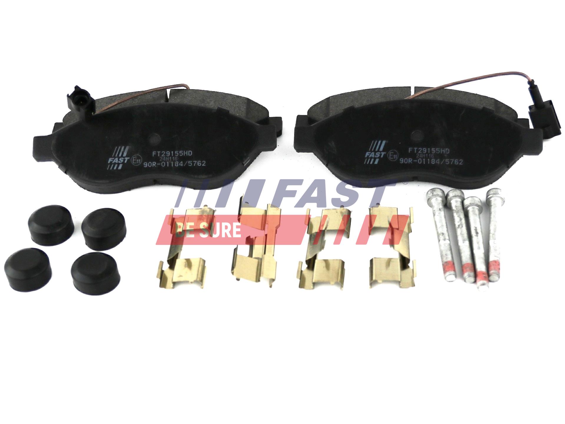 Plaquettes de frein Fiat Ducato avant /17Q light (2006-2015) - Réf. FT29155HD