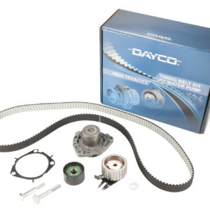 Kit de distribution avec pompe à eau DAYCO avec courroie longue durée - Réf. 71771579 - Pièce adaptable