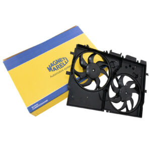 Ventilateur de radiateur cadre double ventilateur sans climatisation Magneti Mar Magneti Marelli - Réf. 1393259080 - Pièce adaptable