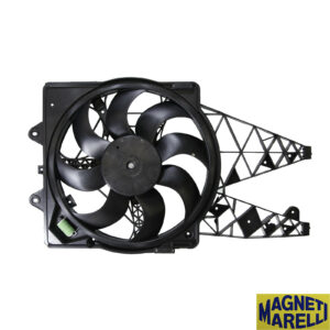 Châssis de ventilateur de radiateur avec moteur +/- climatisation 430 watts 405 Magneti Marelli - Réf. 51813582 - Pièce adaptable