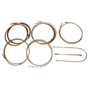 Jeu de conduites de frein avec ABS Bosch (cuivre-nickel) OJD - Réf. FI170 - Pièce adaptable