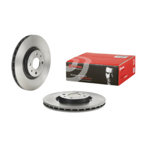 Disque de frein avant revêtu et ventilé Brembo 284 mm - Réf. 46427947 - Pièce adaptable
