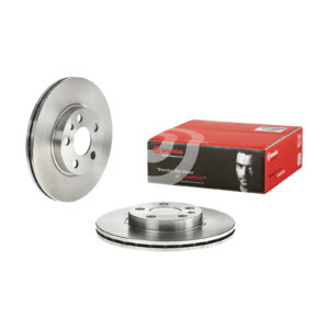 Disque de frein avant ventilé Brembo 257 - Réf. 71738144 - Pièce adaptable