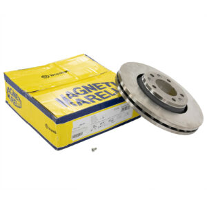 Disque de frein avant ventilé avec Magneti Marelli Brembo - Réf. 1401416880 - Pièce adaptable
