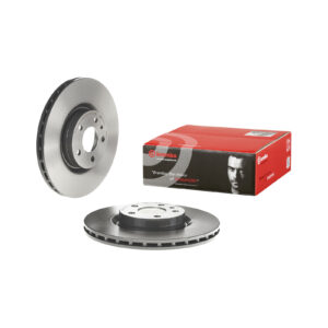 Disque de frein avant revêtu et ventilé Brembo 284 - Réf. 52015291 - Pièce adaptable