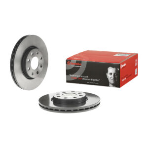 Disque de frein avant revêtu, ventilé intérieurement Brembo 257 mm - Réf. 55700920 - Pièce adaptable