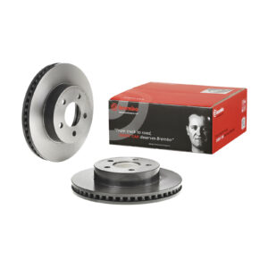 Disque de frein avant ventile avec revetement Brembo - Réf. K52128247AA - Pièce adaptable