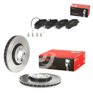 Jeu de disques de frein avec plaquettes de frein avant BREMBO - Réf. 71772593 - Pièce adaptable