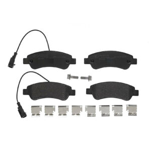 Plaquettes de frein arrière avec cable d'avertissement d'usure et avec accessoir Brembo - Réf. 77366679 - Pièce adaptable