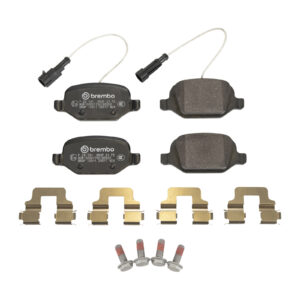 Plaquettes de frein arrière Brembo avec accessoires - Réf. 71770108 - Pièce adaptable
