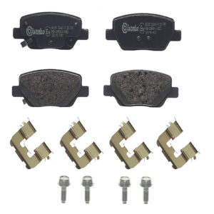 Plaquettes de frein arrière avec accessoires Brembo - Réf. 77367717 - Pièce adaptable
