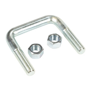 Support de montage ressort à lames longueur 71-80 avec écrous AG Automotive - Réf. 1350015080 - Pièce adaptable