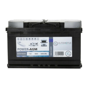Batterie POWER-AGM batterie de corps 80AH 800A AG Automotive - Réf. 5470106AG - Pièce adaptable