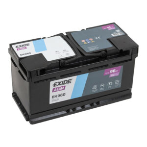 Batterie AGM 96AH 850A EK960 Exide - Réf. EK960 - Pièce adaptable
