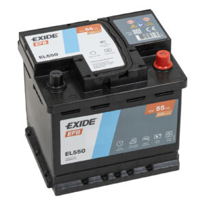 Batterie 55AH 480A EFB EL550 Exide - Réf. 6000629972 - Pièce adaptable