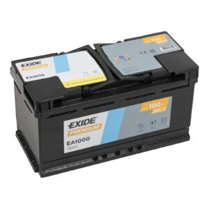 Batterie 100AH 900A Premium EA1000 Exide - Réf. 71751148 - Pièce adaptable