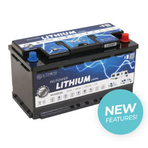 Batterie Lithium AG Automotive 100Ah 100A 12,8 V LiFePO4 Énergie : 1280 Wh - Réf. 5471337AG - Pièce adaptable