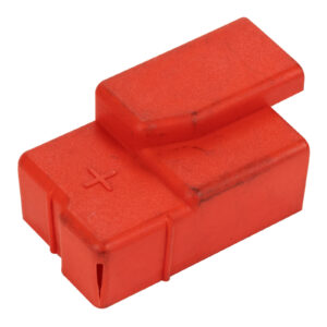 Couvercle de batterie, capuchon de protection Rouge + - Réf. 60566669 - Pièce origine