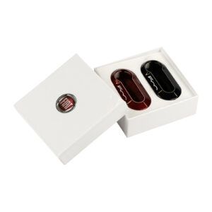 Jeu de couvre-clés logo Fiat 500 - Réf. 50927026 - Pièce origine