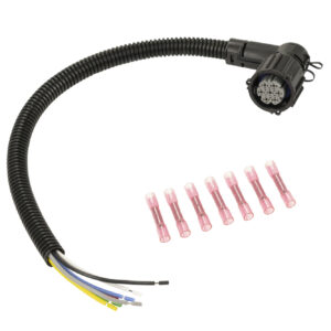 Kit de réparation de câbles feu arrière 7 broches rond (plateforme) AG Automotive - Réf. 7030090AG - Pièce adaptable