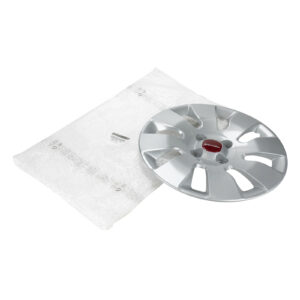 Enjoliveur jante 14 pouces peint argent - Réf. 735553848 - Pièce origine