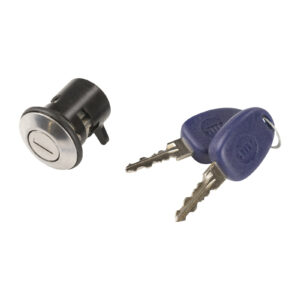 Serrure à cylindre avec cylindre de serrure de porte droite Miraglio - Réf. 80/491 - Pièce adaptable