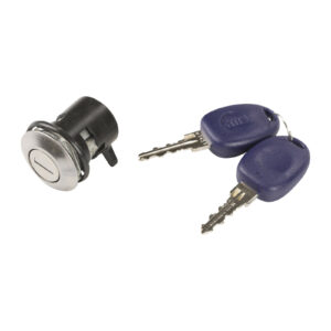 Serrure à cylindre avec cylindre de serrure de porte Li Miraglio - Réf. 80/492 - Pièce adaptable