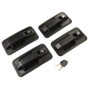 Jeu de poignées de porte 4 poignées avec clé Miraglio - Réf. 85/106 - Pièce adaptable