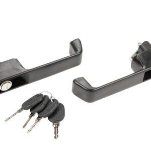 Jeu de poignées de porte avant droite et gauche Miraglio - Réf. 80/330B - Pièce adaptable