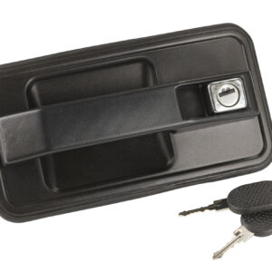 Poignée de porte avec clé et cylindre à gauche Miraglio - Réf. 80/351 - Pièce adaptable