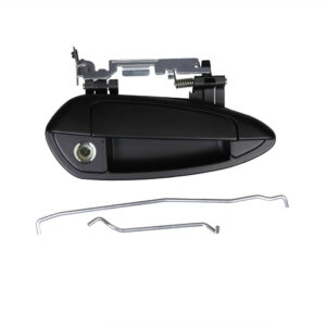 Poignee de porte droite en plastique noir 3 portes Miraglio - Réf. 735498775 - Pièce adaptable
