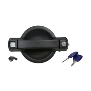 Poignee de porte coulissante droite avec serrure + cle Miraglio - Réf. 735435381 - Pièce adaptable