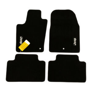 Set de tapis Fu 4 pièces velours noir - Réf. k82212175ac - Pièce origine