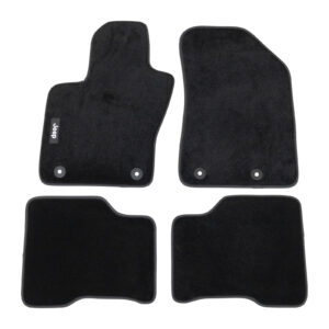 Lot de 4 tapis de sol en velours noir - Réf. 50291085 - Pièce origine