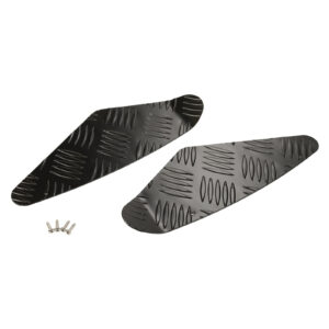 Plaques de protection barre de pare-chocs avant noire AG Automotive - Réf. 7900051AG - Pièce adaptable