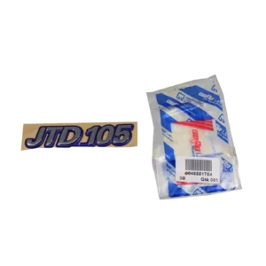 Emblem Fiat Bravo Jtd 105 - Réf. 9140132OE - Pièce Origine FCA