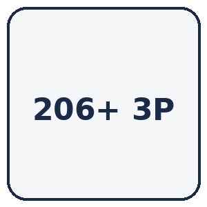 206 + 3 PORTES